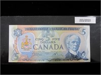 Bank Of Canada 1979 $5 Banknote Crow / Bouey