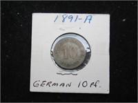 1891 -A 10 pf - Germany