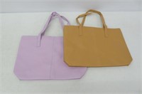 Lilac And Biege Totes