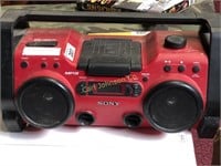 SONY JOBSITE BOOMBOX MP3 + CD PLAYER