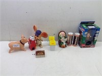 (16) Vtg Coin Banks Some Cool Ones Here