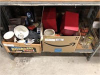 SHELF LOT OF MISC. W/ZIGGY MUGS