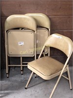 LOT W/3 FOLDING CHAIRS