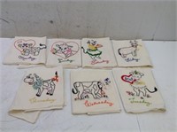 (7) Day Elsie the Cow Towels