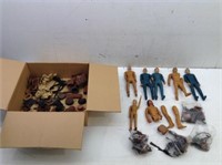 Lot of Vtg Marx Johnny West Toys as Shown