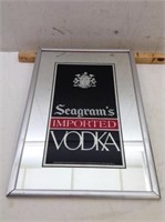 Seagram's Imported Vodka Bar Sign  17 x 25
