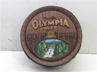 Olympia Beer Beer Barrel End Type Advertising