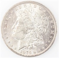 Coin 1879  Morgan Silver Dollar Almost Unc.