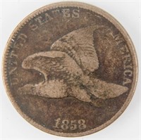 Coin 1858 Flying Eagle Cent (Small Letters) Fine