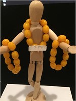 Lot 3 Bracelets Yellow 

Human Figurine is not