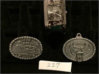 Lot 3 items Cuff Wristwatch  Sturgis Medal