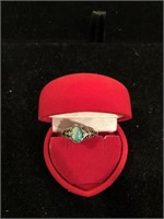 Fashion Ring Jewelry in Heart Shaped Box