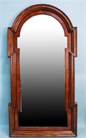 MONUMENTAL BEVELED GLASS FRAMED MIRROR