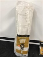 Super duty 10x25ft plastic sheeting