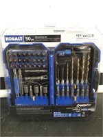 New KOBALT 50 piece drill and drive set