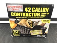 42 gallon contractor clean up bags new