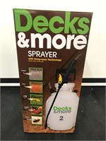 New decks and more sprayer