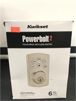 Kwikset powerbolt 2 keyless entry 

Untested