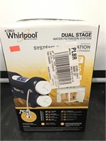 Whirlpool dual stage water filtration system