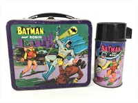 1966 Batman and Robin metal lunch box