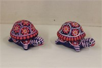 COLORFUL CLAY TURTLE BOXES