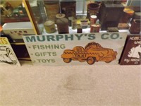 Vintage Metal Murphy's Co. Dept. Store Sign\PedalC