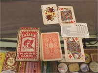 Vintage LaSalle Fireman Playing Cards Deck