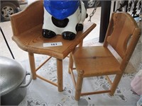DOLL DESK AND CHAIR