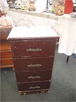 OLD 4 DRAWER SMALL CHEST