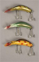 3 Heddon Tadpolly Spook Fishing Lures
