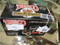 TEXACO DIE CAST FORD RUNABOUT W/BOX