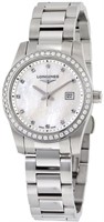 (New) Longines Ladies Conquest 29mm w. Diamond Bez