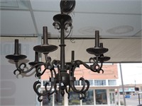 WROUGHT IRON CHANDELIER