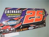 SIDE PANEL OF RACE CAR #25