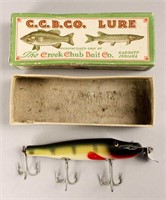 Vintage Wood Creek Chub Pikie Minnow Fishing Lure