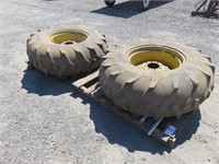(2) 18.4-26 Tractor Tires & Rims