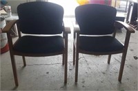 2 - Blue Office Chairs