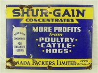 SHUR-GAIN CONCENTRATES SSP SIGN