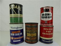 LOT: 5 ASSORTED LUBRICANT CANS
