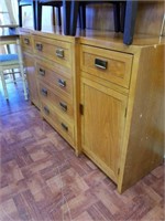 Dresser and headboard