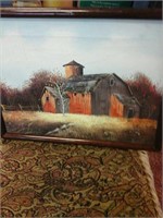 Painting of a barn