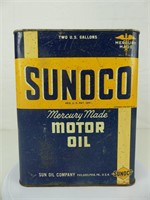 SUNOCO MERCURY MADE MOTOR OIL 2 U.S. GAL. CAN