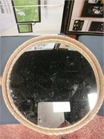 Mirror tray with rope