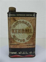 KENDALL OUTBOARD MOTOR OIL 1 QT. OIL CAN