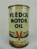 VEEDOL MOTOR OIL ONE IMP. QT. OIL CAN