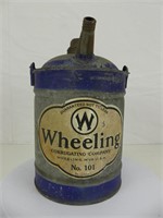 WHEELING NO. 101 GALVANIZED SPOUTED CAN