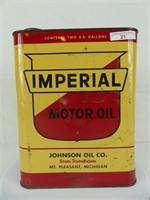 IMPERIAL MOTOR OIL 2 U.S. GAL. CAN