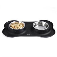 Pet Dog Bowls,OUTAD Stainless Steel Dog Bowl Water