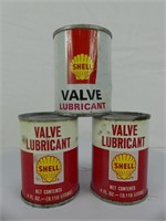 LOT: 3 SHELL VALVE LUBRICANT 4 FL. OZ. CANS