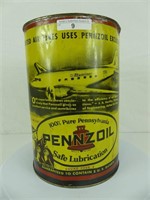 PENNZOIL THE TOUGH-FILM MOTOR OIL 5 U.S. QTS. CAN